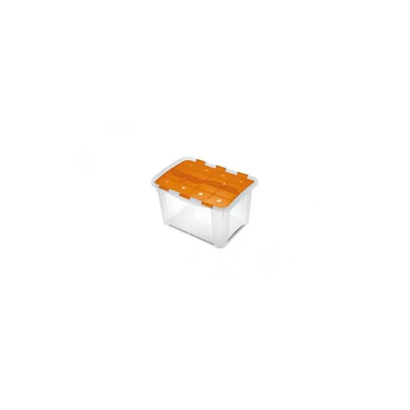 Caja multiusos naranja 40 L 56x73.5x55.5 cm